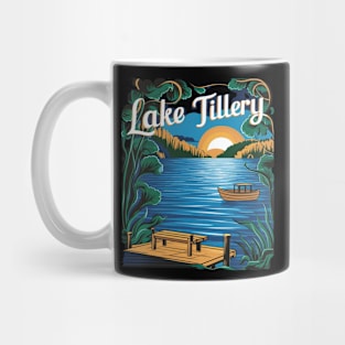 Peaceful Tillery Lake Vista North Carolina Nature Mug